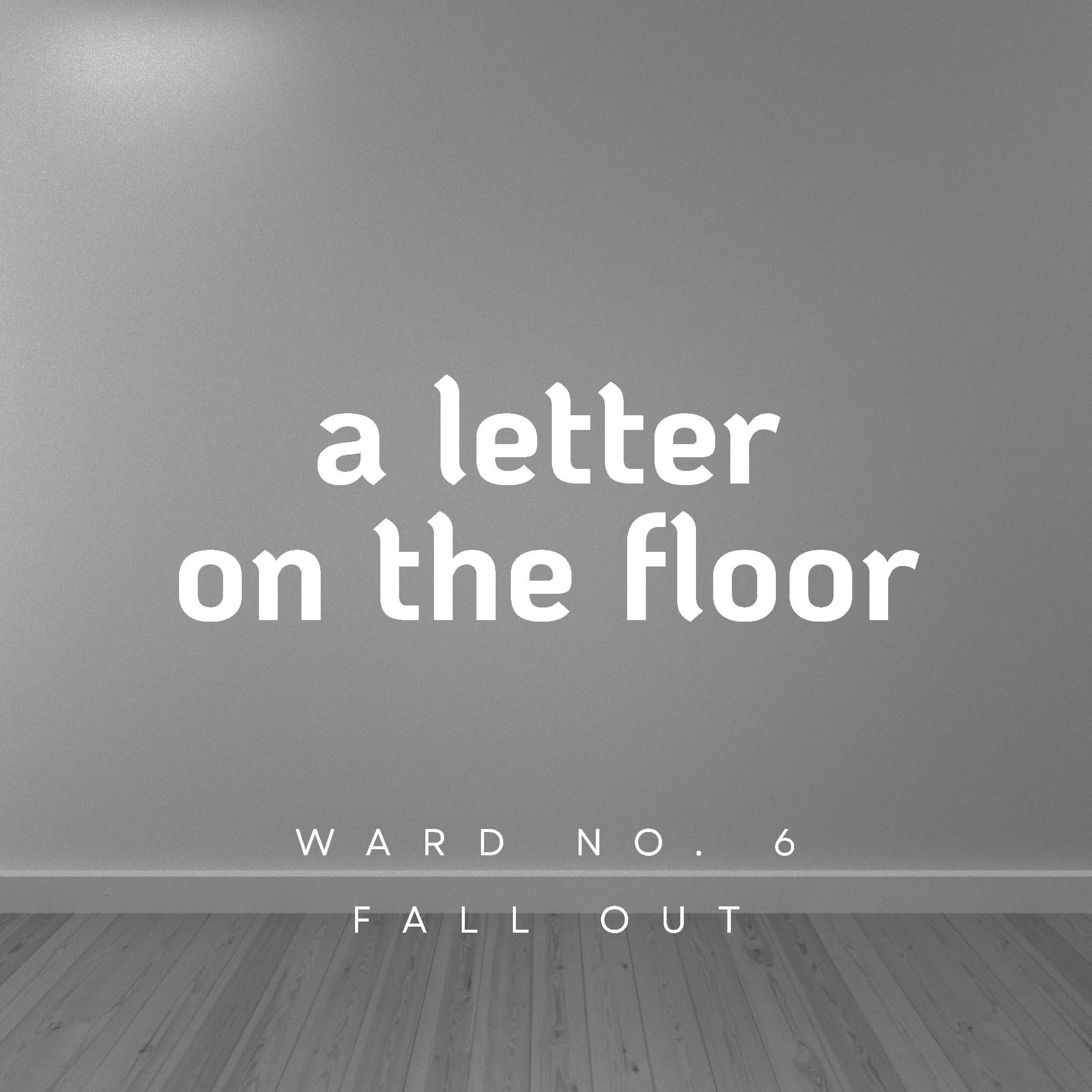 a letter on the floor